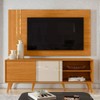 Rack com Painel para TV Até 65 Polegadas Cronos 2 Prateleiras Cinamomo/Off White - Madetec