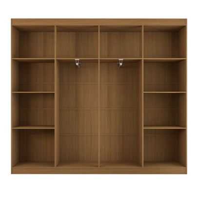 Guarda-Roupa Ele e Ela 8 Portas 8 Prateleiras com Espelho Cinamomo - Panorama Móveis