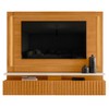 Painel para TV Até 75 Polegadas Gaia 2 Gavetas com Led Cinamomo/Off White - Madetec