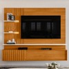 Estante para TV Até 65 Polegadas Atena 2 Portas Cinamomo/Off White - Madetec