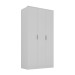 Guarda-Roupa Solteiro Ravi  3 Portas 2 Gavetas 100% Mdf Branco - Mambel
