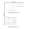 Cozinha Compacta Americana 6 Portas 3 Gavetas 100% Mdf Ce755 Branco - Henn