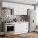 Cozinha Completa Americana 7 Portas 3 Gavetas com Tampo 100% Mdf Branco - Henn