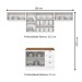 Cozinha Completa Americana 7 Portas 3 Gavetas com Tampo 100% Mdf Nature - Henn