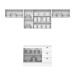 Cozinha Completa Americana 7 Portas 3 Gavetas 100% Mdf Branco - Henn