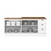 Cozinha Compacta Americana 4 Portas 3 Gavetas 100% Mdf Branco Nature Ce760 - Henn
