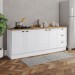Cozinha Compacta Americana 4 Portas 3 Gavetas 100% Mdf Branco Nature Ce760 - Henn