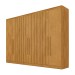 Guarda-Roupa Solteiro Oxford 6 Portas 4 Gavetas Ripado 100% Mdf Peroba - Mademarques