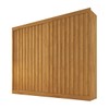 Guarda-Roupa Casal Atlanta 2 Portas 4 Gavetas com Ripado 100% Mdf Peroba - Mademarques