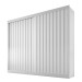 Guarda-Roupa Casal Atlanta 2 Portas 4 Gavetas com Ripado 100% Mdf Branco Acetinado - Mademarques