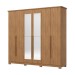 Guarda-Roupa Casal Leblon 6 Portas 6 Gavetas com Espelho Jequitibá - Henn