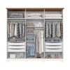 Guarda-Roupa Casal Leblon 6 Portas 6 Gavetas com Espelho Nature/Off White - Henn