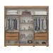 Guarda-Roupa Casal 6 Portas 4 Gavetas com Espelho Flex  Nature - Henn