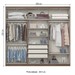 Guarda-Roupa Casal Jade 6 Portas 3 Gavetas com Espelho Castanho - Henn