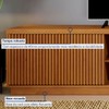 Rack para TV de Até 75 Polegadas Ripado 2 Portas Logan Naturalle - Mavaular