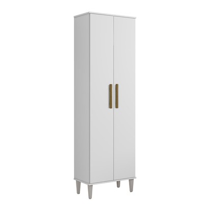 Armário Multiuso Goiania 2 Portas Branco - Kaiki Móveis