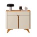 Balcão Buffet Aros 2 Portas Off White/Naturalle - Mavaular
