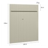 Painel para TV Até 65 Polegadas Uno Frizz Off White - Olivar Móveis