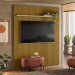 Painel para TV Até 65 Polegadas Uno Frizz Cedro/Off White - Olivar Móveis