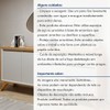 Buffet para Sala de Jantar Piazza 3 Portas Naturalle/Off White - Mavaular