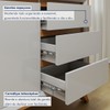 Buffet para Sala de Jantar Piazza 3 Portas Naturalle/Off White - Mavaular