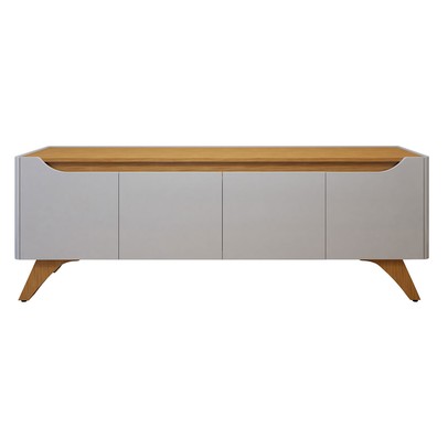 Rack para TV Até 58 Polegadas Grecia 4 Portas Off White/Naturalle - Mavaular