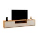Rack para TV Até 75 Polegadas Piazza 3 Gavetas Naturalle/Off White - Mavaular