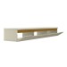 Rack para TV Até 55 Polegadas Suspenso Uno Off White/Cedro - Olivar Móveis