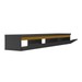 Rack para TV Até 55 Polegadas Suspenso Uno Off White/Preto - Olivar Móveis