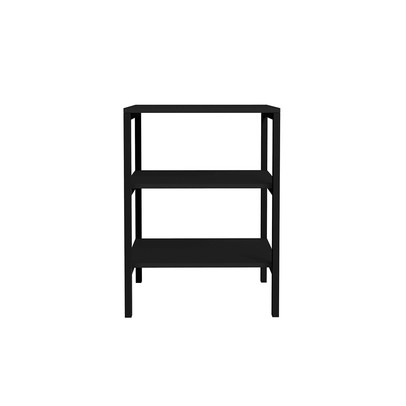 Estante para Livros Slim 2 Prateleiras Preto - Art Panta