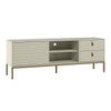 Rack para TV Até 60 Polegadas Industrial Dior Off White - Olivar Móveis