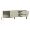 Rack para TV Até 60 Polegadas Industrial Dior Off White - Olivar Móveis