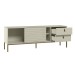 Rack para TV Até 60 Polegadas Industrial Dior Off White - Olivar Móveis