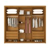 Guarda-Roupa Casal Santorini 6 Portas 6 Gavetas 100% Mdf Cedro - Josandro