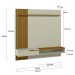 Painel para TV Até 65 Polegadas Decor Frizz 1 Gaveta Off White/Cedro - Olivar Móveis