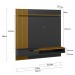 Painel para TV Até 65 Polegadas Decor Frizz 1 Gaveta Preto/Cedro - Olivar Móveis
