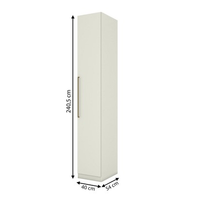 Guarda-Roupa Solteiro Modulado Seletto 40 Cm 1 Porta Areia - Henn