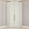 Guarda-Roupa Solteiro Modulado Seletto 2 Portas 3 Gavetas Areia - Henn