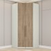 Guarda-Roupa Solteiro Modulado Seletto 2 Portas 3 Gavetas Areia/Jequitibá - Henn