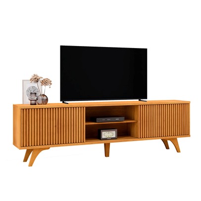 Rack para TV Até 75 Polegadas Gaia 2 Portas Naturalle - Mavaular