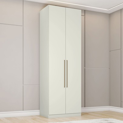 Guarda-Roupa Solteiro Modulado Seletto 2 Portas Flex Areia - Henn