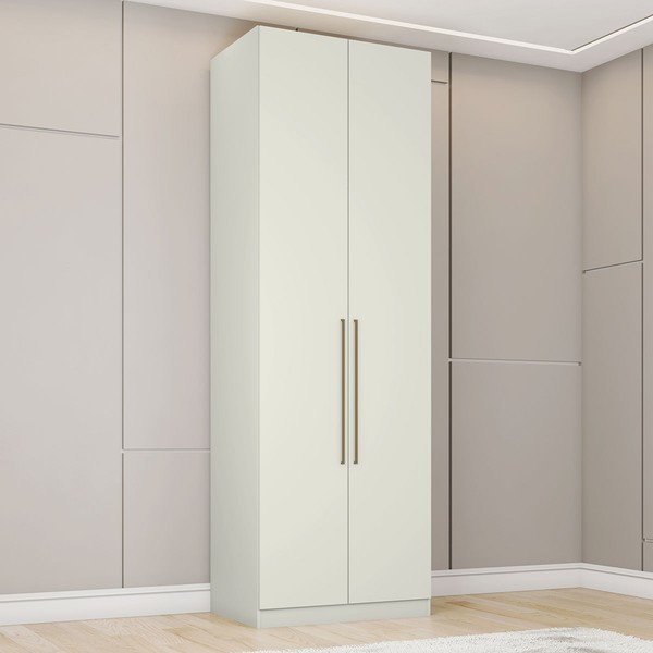 Guarda-Roupa Solteiro Modulado Seletto 2 Portas Flex Areia - Henn