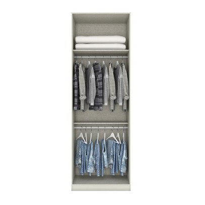 Guarda-Roupa Solteiro Modulado Seletto 2 Portas Flex Areia - Henn