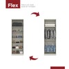 Guarda-Roupa Solteiro Modulado Seletto 2 Portas Flex Areia - Henn