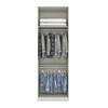 Guarda-Roupa Solteiro Modulado Predileto 2 Portas com Espelho Flex Areia - Henn
