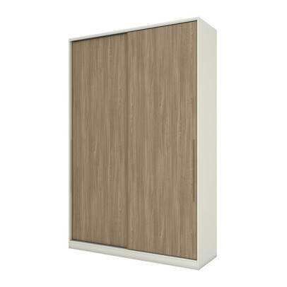 Guarda-Roupa Solteiro Modulado Seletto 2 Portas Areia/Jequitibá - Henn