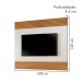 Painel para TV Até 58 Polegadas Madrid Ripado Naturalle/Off White - Mavaular