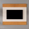 Painel para TV Até 58 Polegadas Madrid Ripado Naturalle/Off White - Mavaular