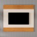 Painel para TV Até 58 Polegadas Madrid Ripado Naturalle/Off White - Mavaular