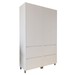 Armário de Cozinha Rainha 4 Portas 4 Gavetas 100% Mdf Branco - Nesher